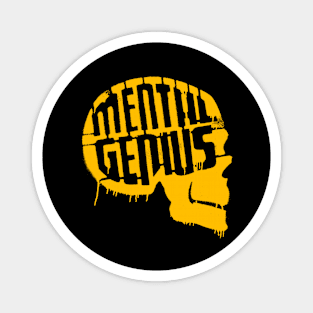 MENTAL GENIUS - Collector yellow edition Magnet